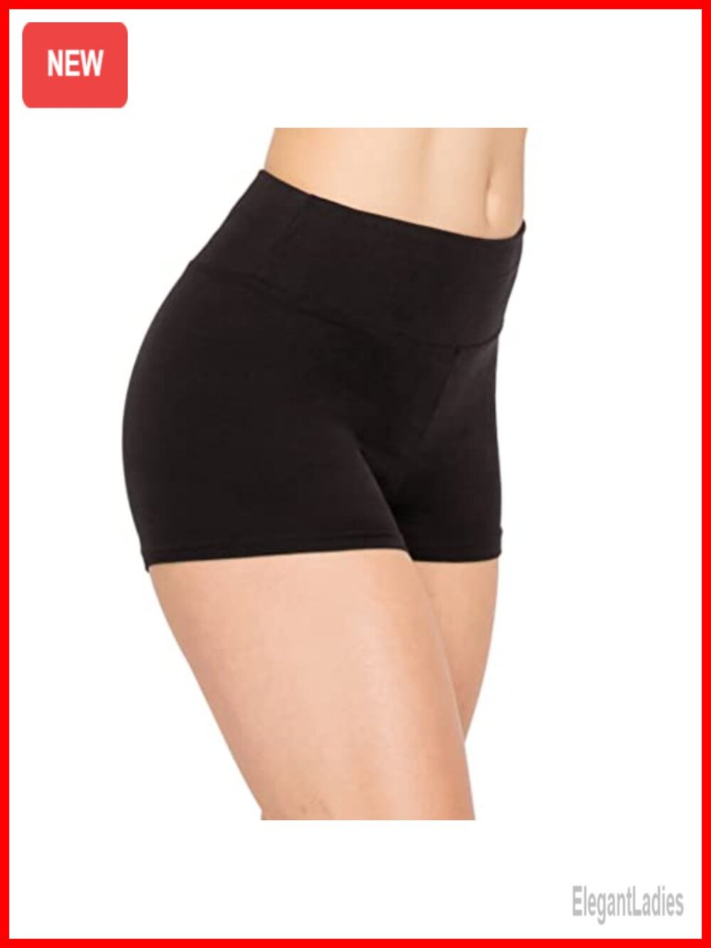 High Waisted Biker Yoga Shorts for Women with Pockets 4-Way Stretch Anti-Chafing